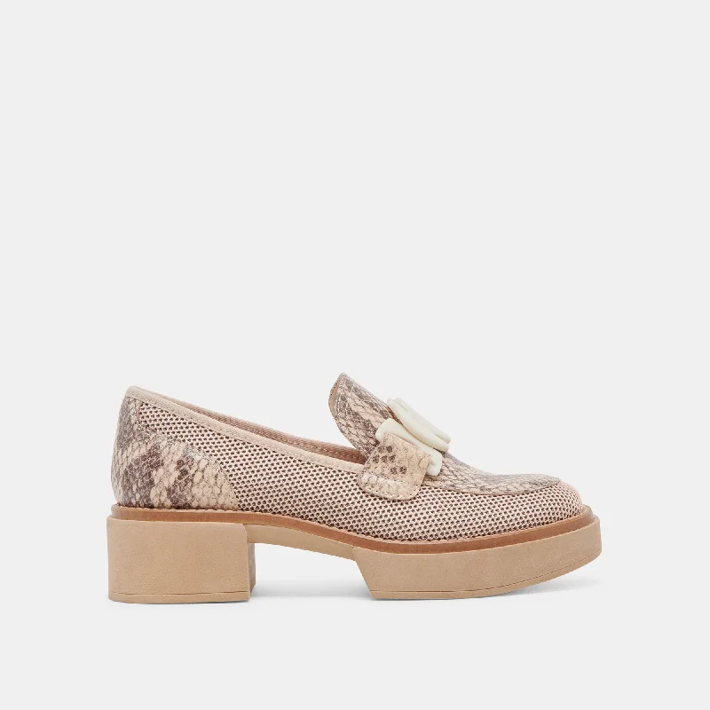 SANDEY LOAFERS SAND MESH