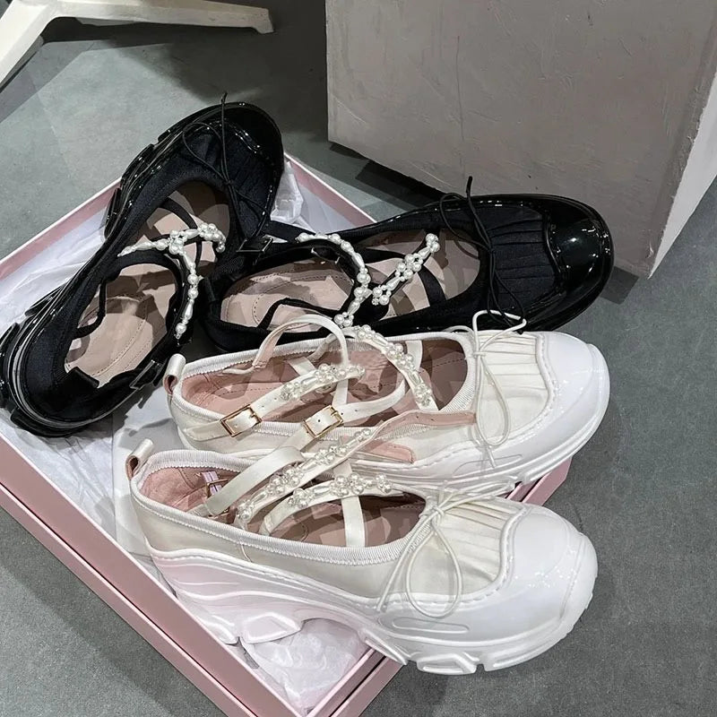 Women's mary jane shoes fashion designer sneakers jk uniform flat lolita