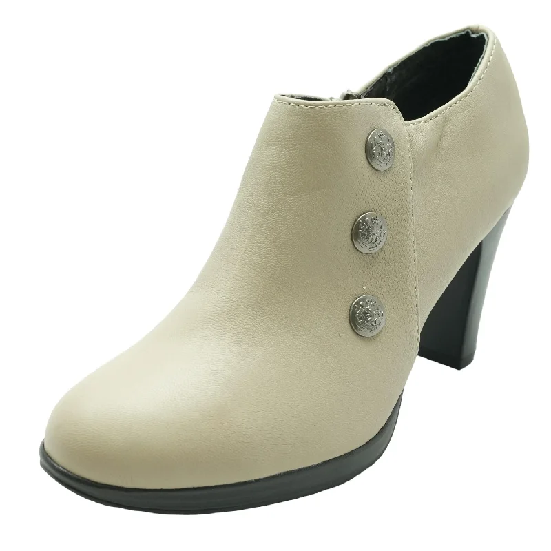 Beige Ankle Boots