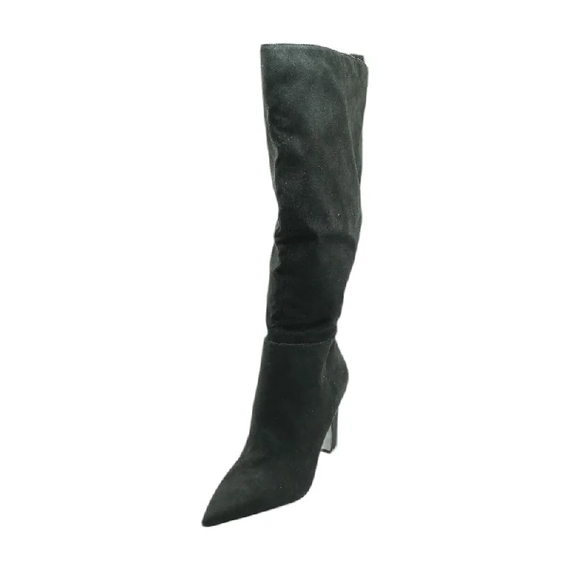 Black Knee High Boots