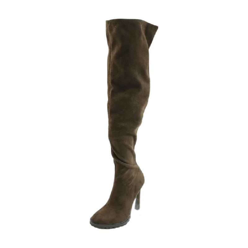 Brown Over The Knee Boots