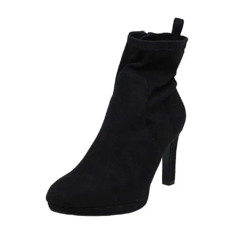 Jersey Black Ankle Boots