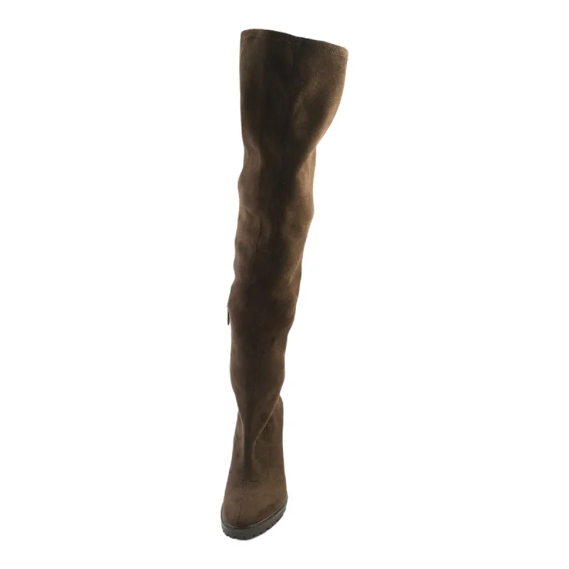 Brown Over The Knee Boots