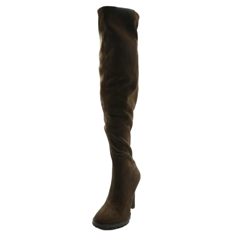 Brown Over The Knee Boots