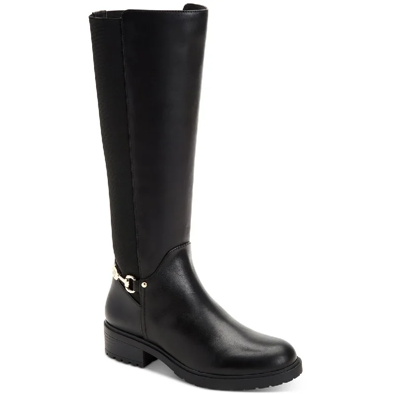 Giani Bernini Womens Barnibee Padded Insole Riding Knee-High Boots