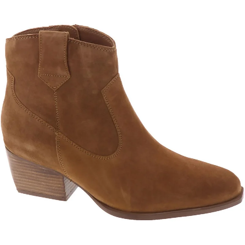 Seychelles Womens Upside Padded Insole Stacked Heel Ankle Boots