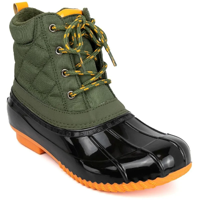 Sugar Womens Skippy Lace-Up Quilted Rain Boots