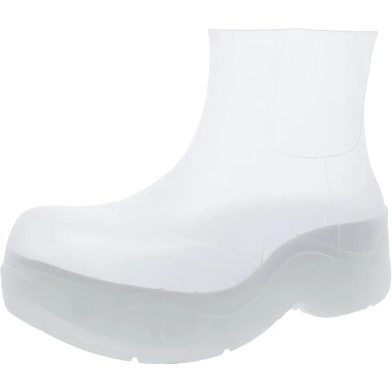 Bottega Veneta Womens The Puddle Boot Rubber Padded Insole Rain Boots