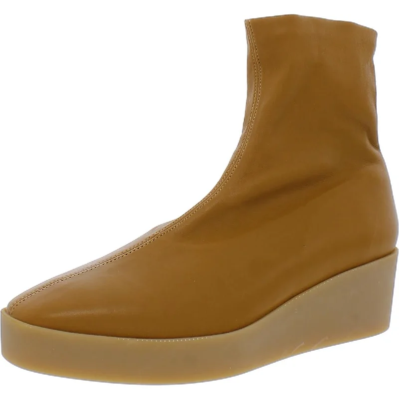 Clergerie Paris Womens Lexa 8 Leather Platform Ankle Boots