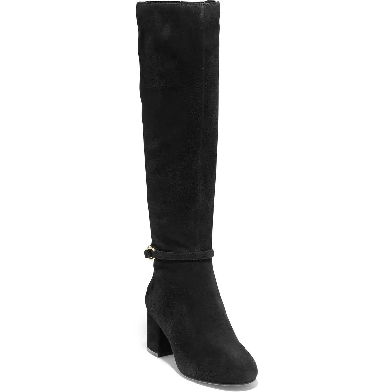 Cole Haan Womens Dana Suede Tall Knee-High Boots