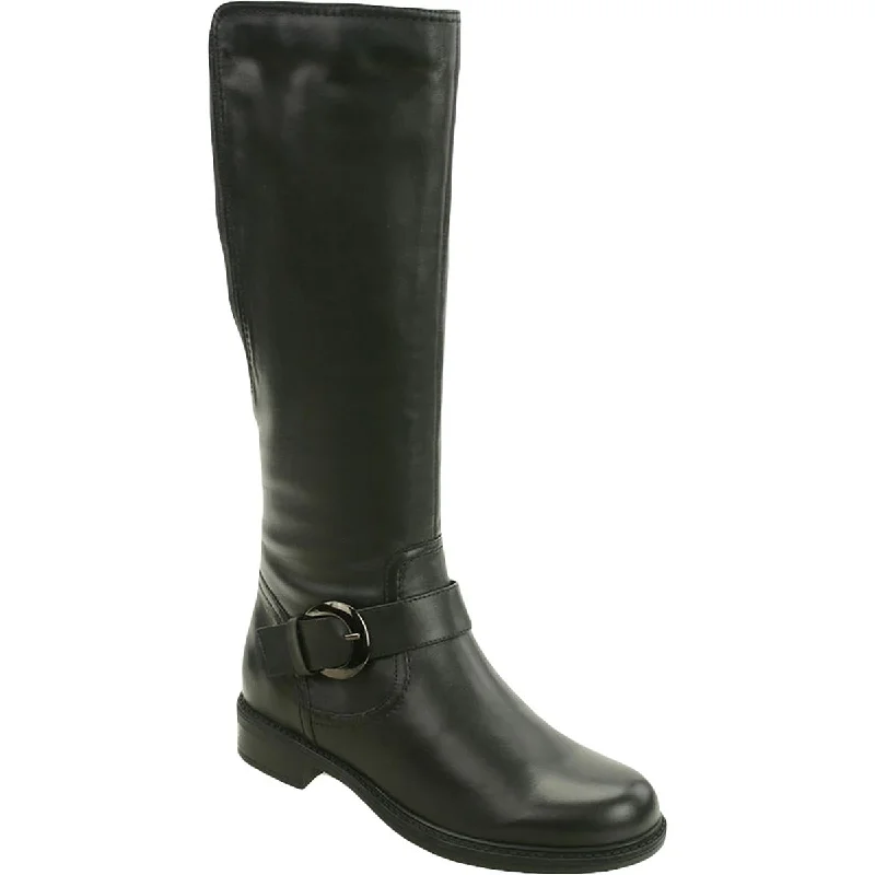 David Tate Womens Branson  Extra Wide Shaft Tall Riding Boots