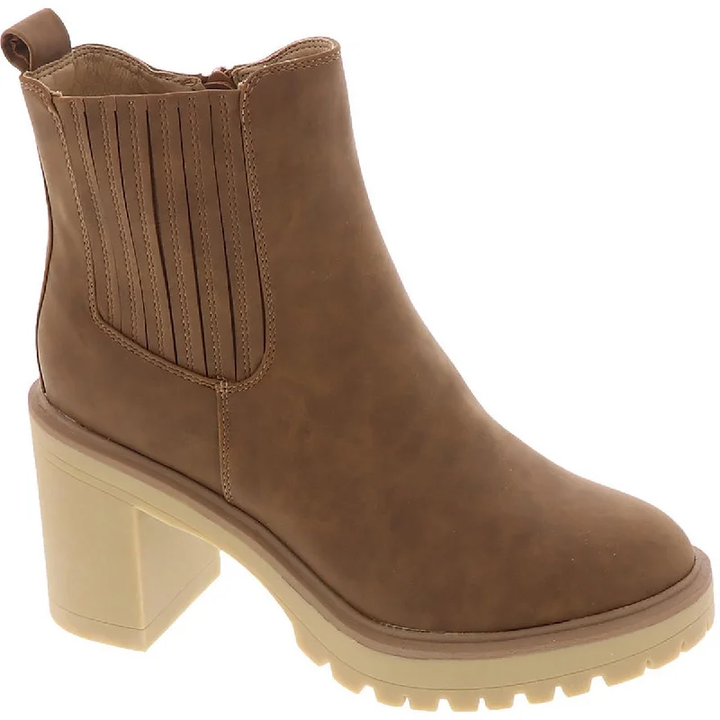 Dolce Vita Womens Block Heel Mid-Calf Boots