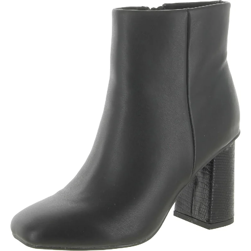 Dolce Vita Womens Maudry Block Heel Manmade Ankle Boots