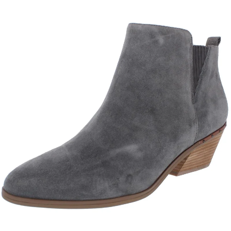 Dr. Scholl's Shoes Womens Largo Studded Almond Toe Booties
