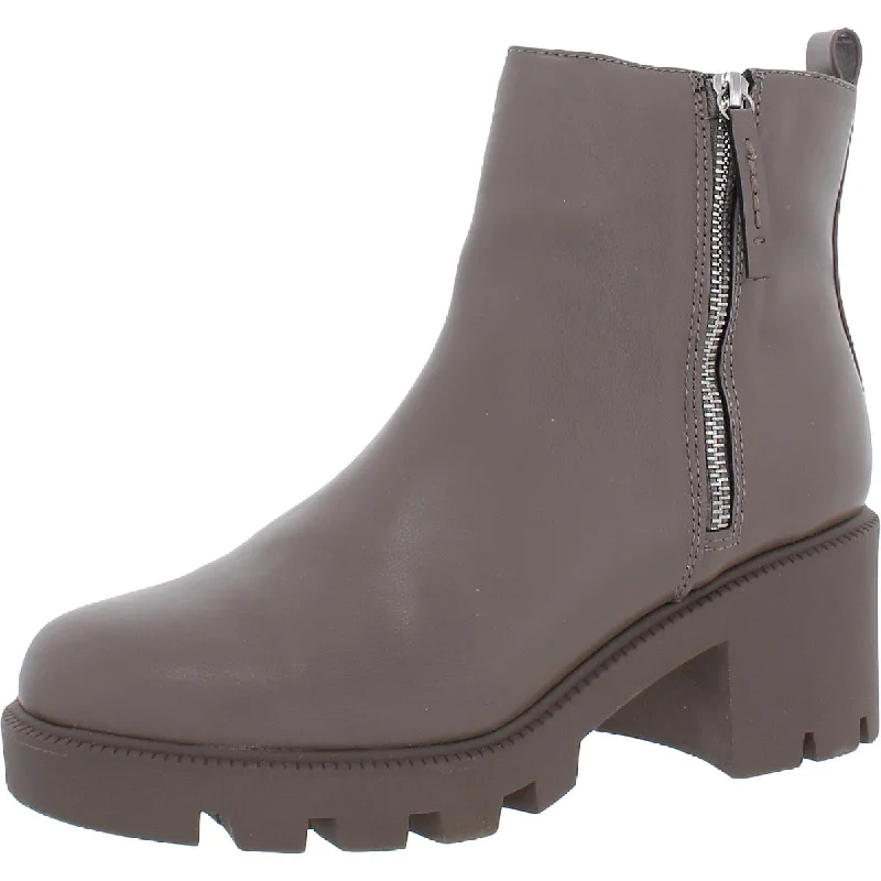 DV By Dolce Vita Womens Nicola Faux Leather Booties Ankle Boots