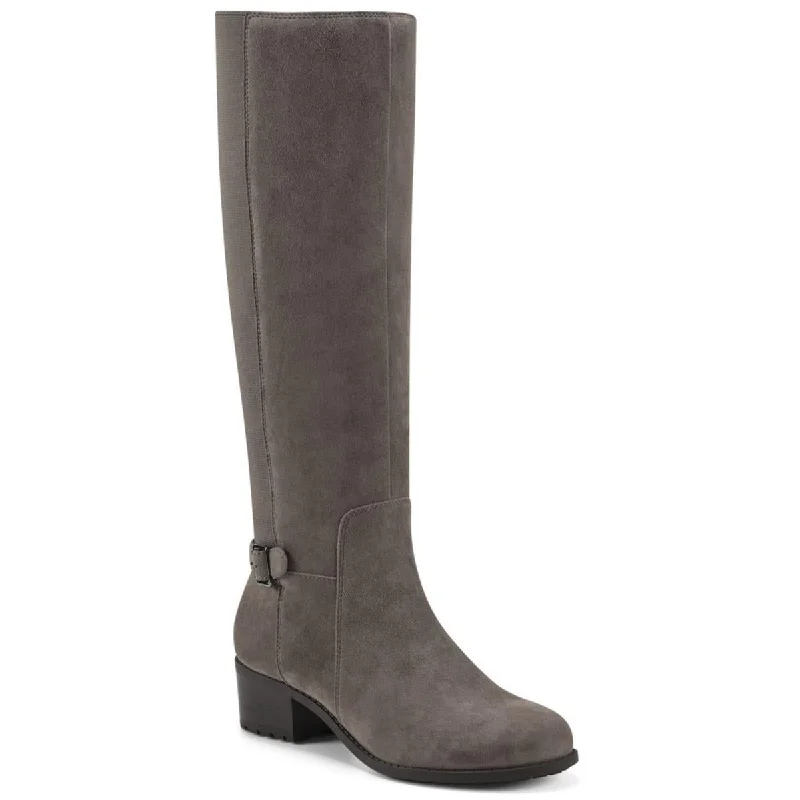 Easy Spirit Womens Chaza Stretch Zipper Knee-High Boots