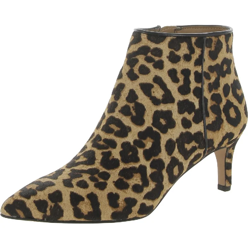Franco Sarto Womens Devon Calf Hair Ankle Booties