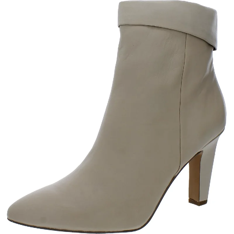 Franco Sarto Womens KEILAH Leather Heels Ankle Boots