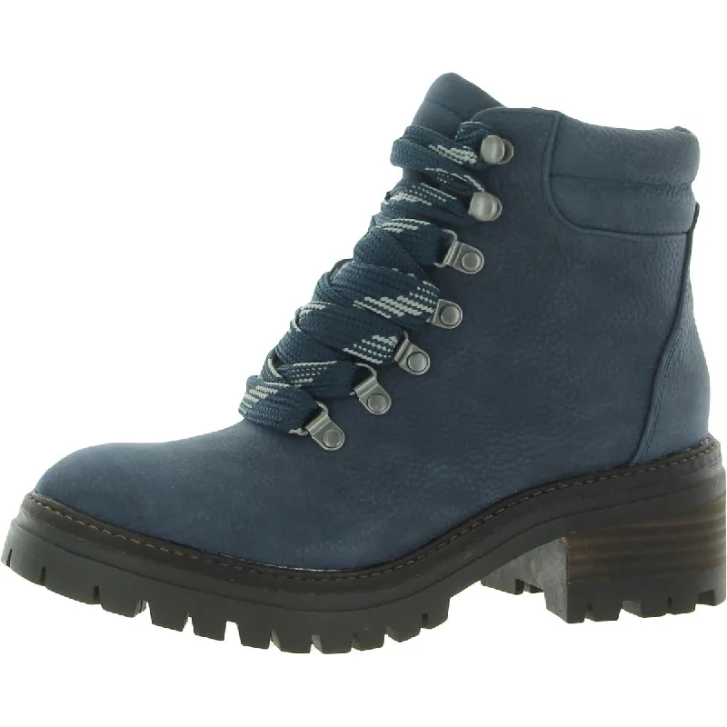 Gentle Souls by Kenneth Cole Womens Brooklyn Leather Combat & Lace-up Boots