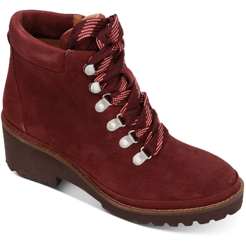 Gentle Souls by Kenneth Cole Womens Mona Lace Up Booties