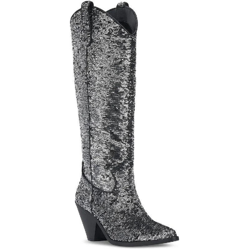 INC Womens Ipiriah Tall Cowboy, Western Boots