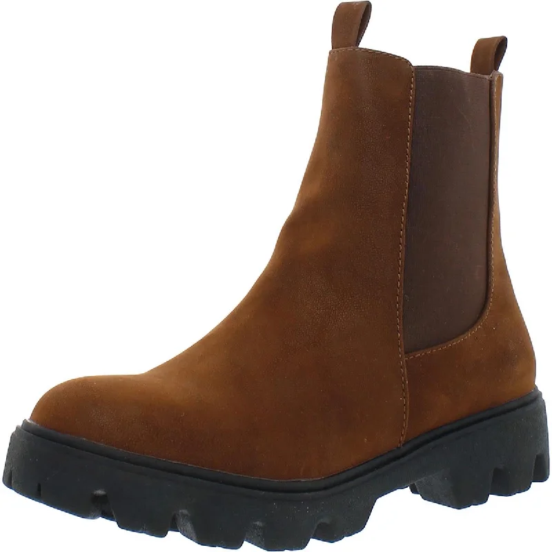Journee Collection Womens Ankle Pull On Chelsea Boots