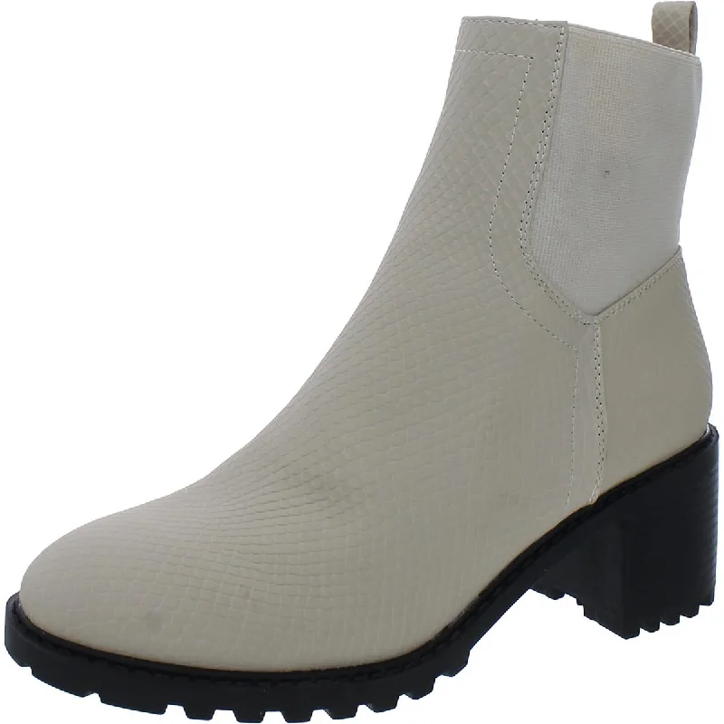 Journee Collection Womens BHFO Faux Leather Casual Ankle Boots