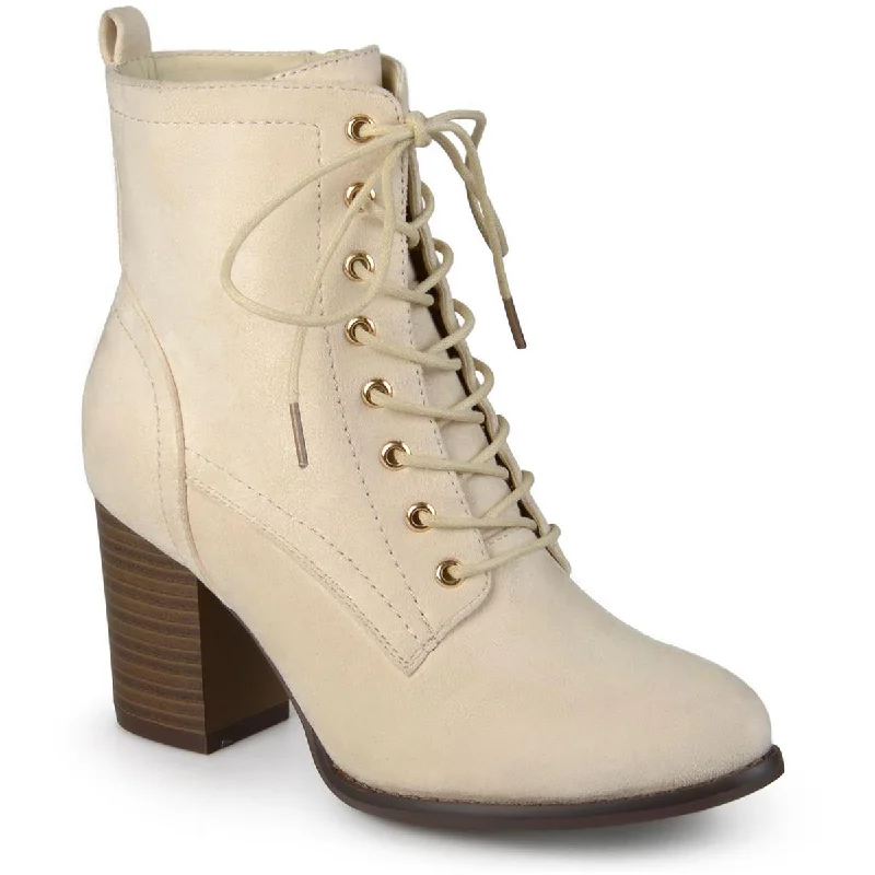 Journee Collection Womens Faux Suede Ankle Booties