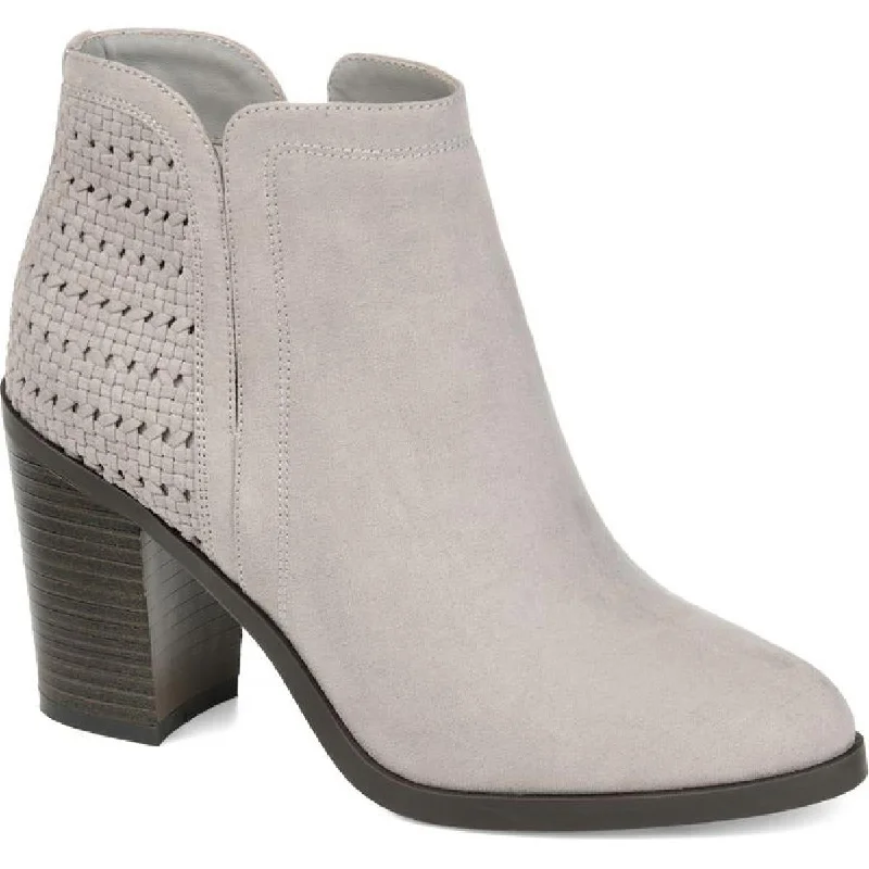 Journee Collection Womens JESSICA Padded Insole Block Heel Booties