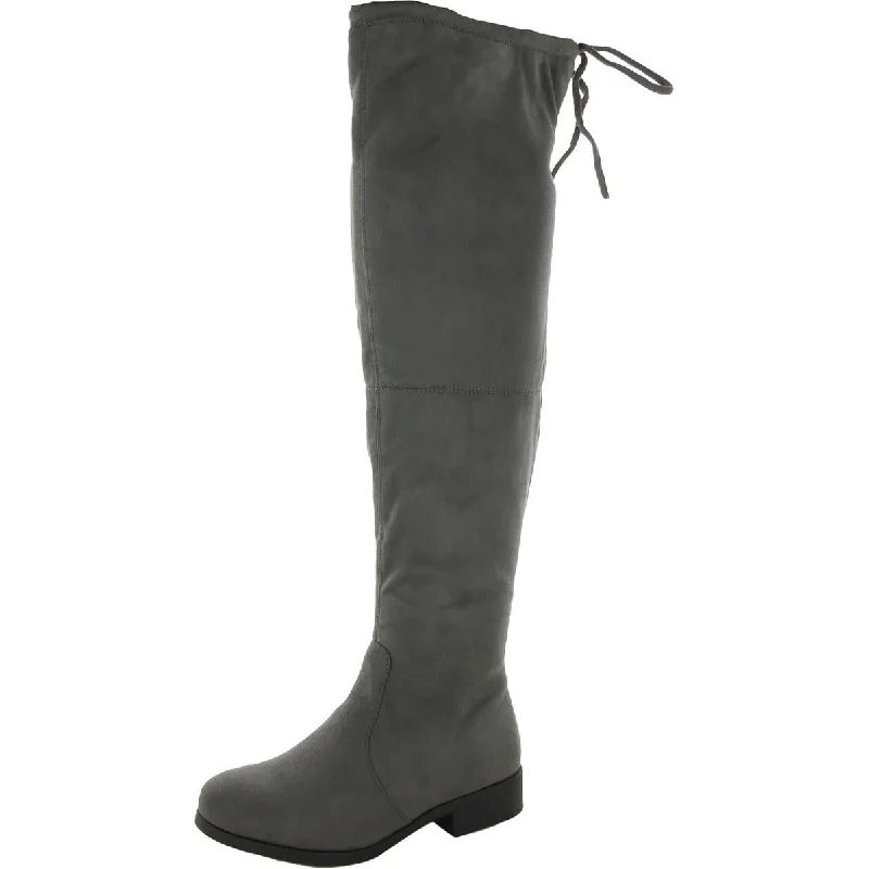 Journee Collection Womens Pull On Tall Knee-High Boots