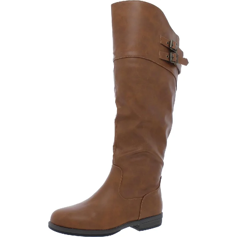 Journee Collection Womens Tall Flat Over-The-Knee Boots