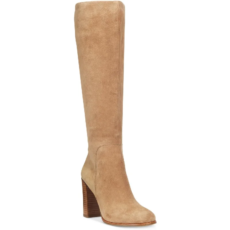 Kenneth Cole New York Womens Justin OTK Faux Suede Tall Over-The-Knee Boots