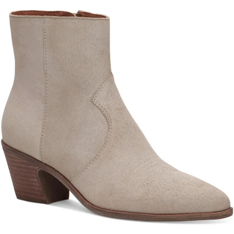 Lucky Brand Womens GODDIY Leather Ankle Boots