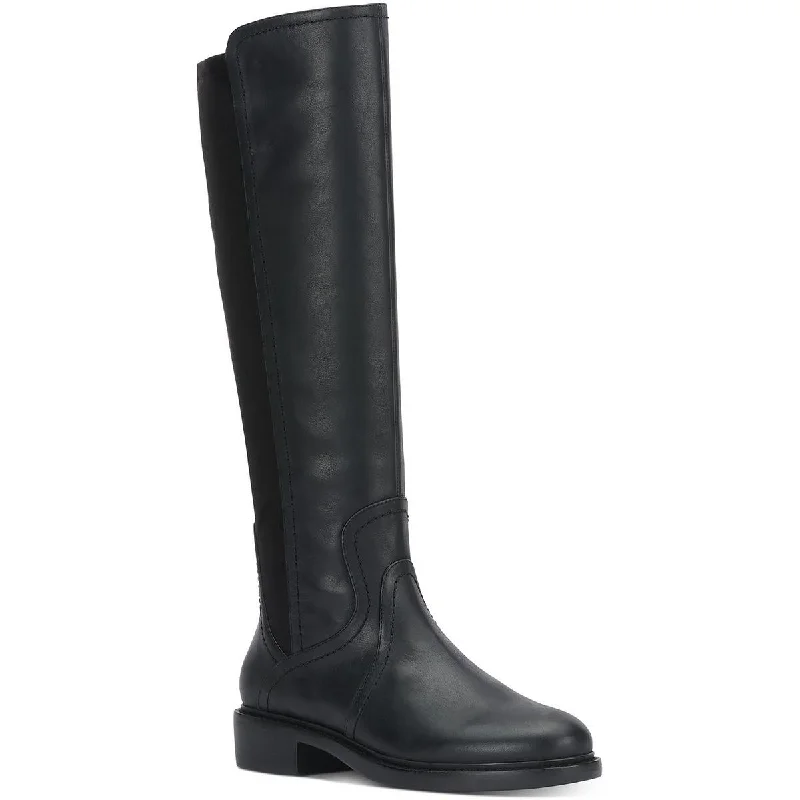 Lucky Brand Womens Quenbew Leather Tall Knee-High Boots