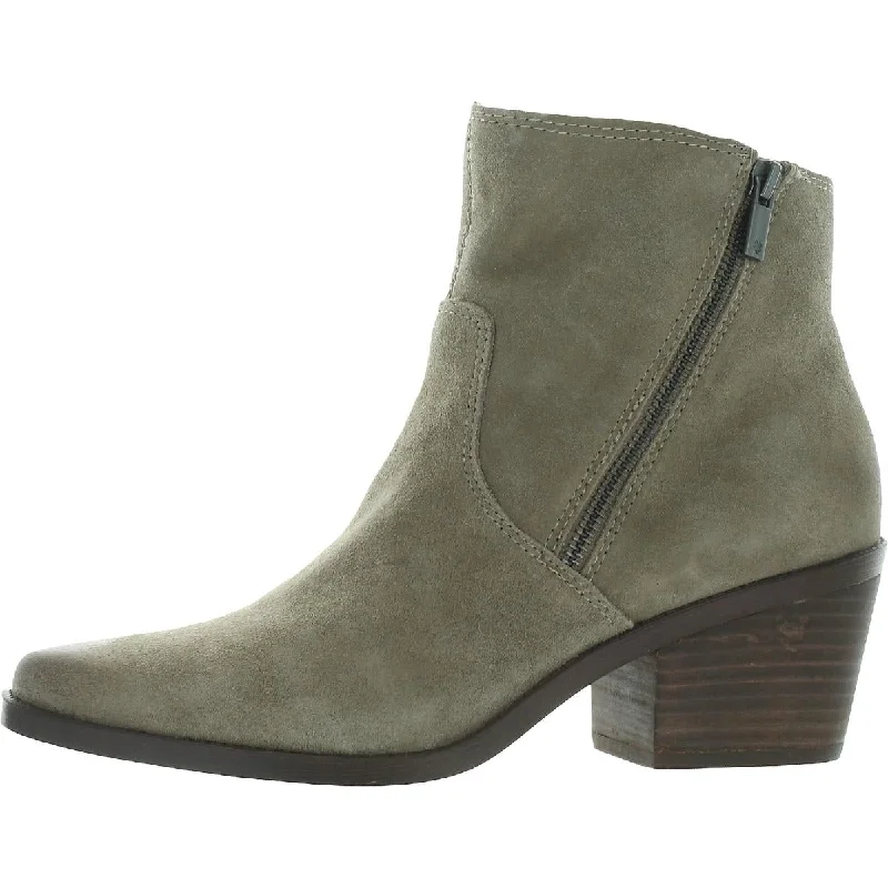 Lucky Brand Womens Wallinda Zipper Padded Insole Ankle Boots