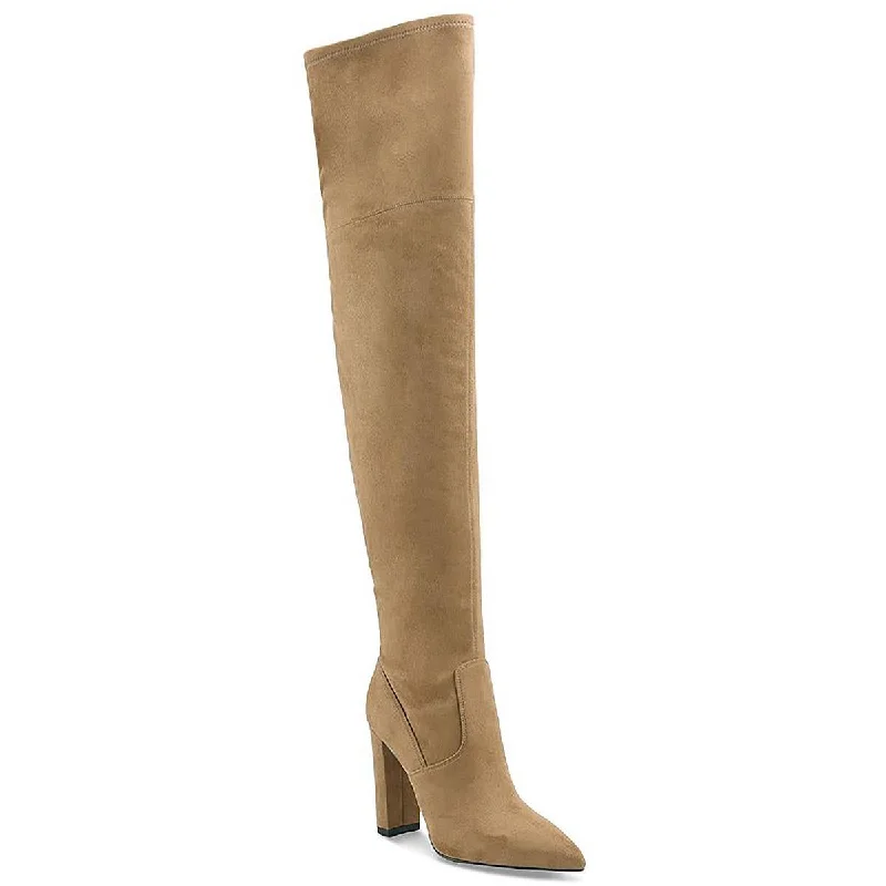 Marc Fisher LTD Womens GARALYN Pointed Toe Suede Knee-High Boots