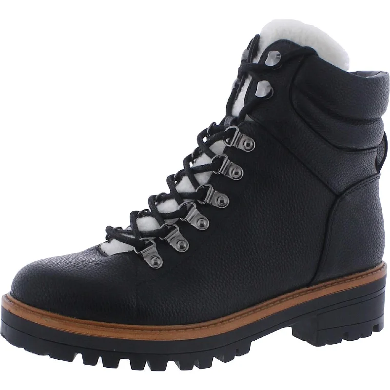 Marc Fisher Womens Mallie 3 Lace-Up Round Toe Ankle Boots