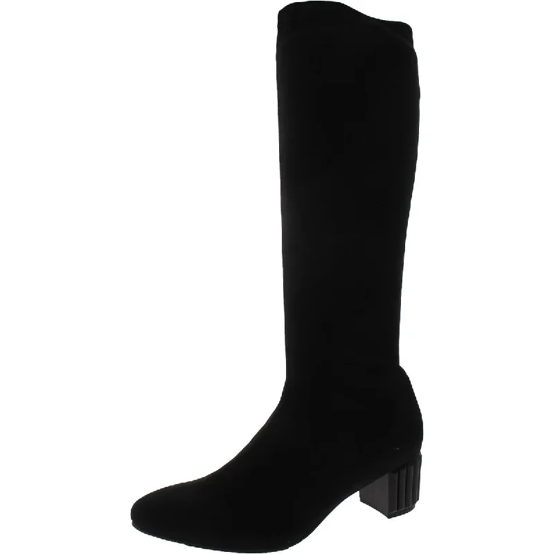 Nina Womens Bam Faux Suede Tall Knee-High Boots
