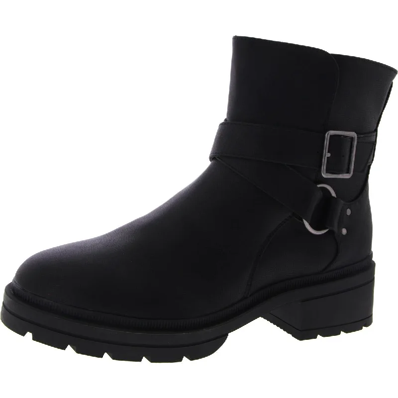 Rocket Dog Womens Illumece Faux Leather Combat & Lace-Up Boots