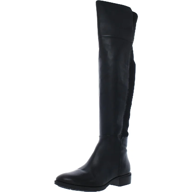 Sam Edelman Womens Pam Zipper Ribbed Knit Over-The-Knee Boots