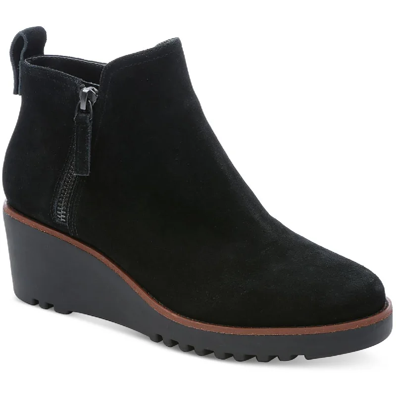 Sanctuary Womens Evolve Suede Platform Ankle Boots