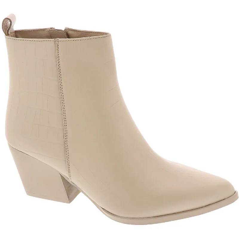 Seychelles Womens Aboard Leather Pointed Toe Ankle Boots