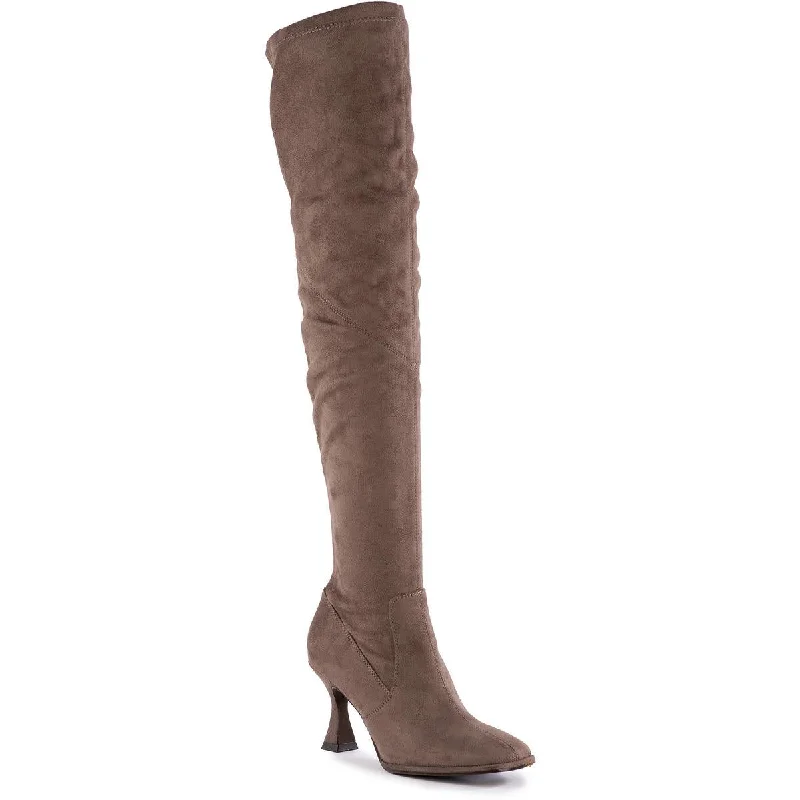 Seychelles Womens You Or Me Faux Suede Tall Over-The-Knee Boots
