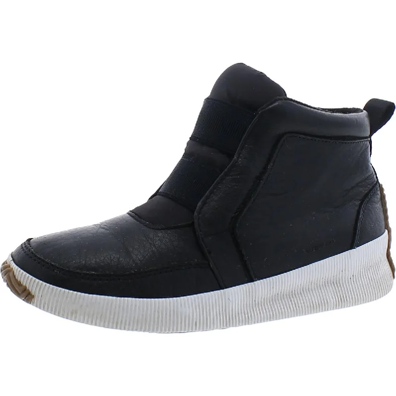 Sorel Womens Out 'N About Leather Ankle Boots