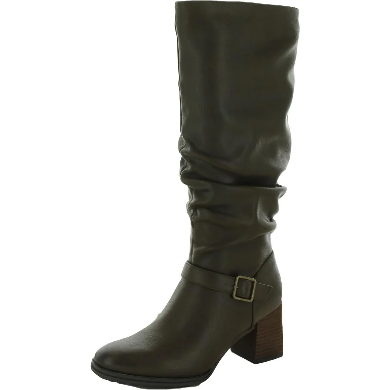 SOUL Naturalizer Womens Frost Faux Leather Tall Knee-High Boots