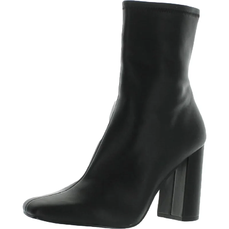 Steve Madden Womens Fulton Block Heel Ankle Ankle Boots