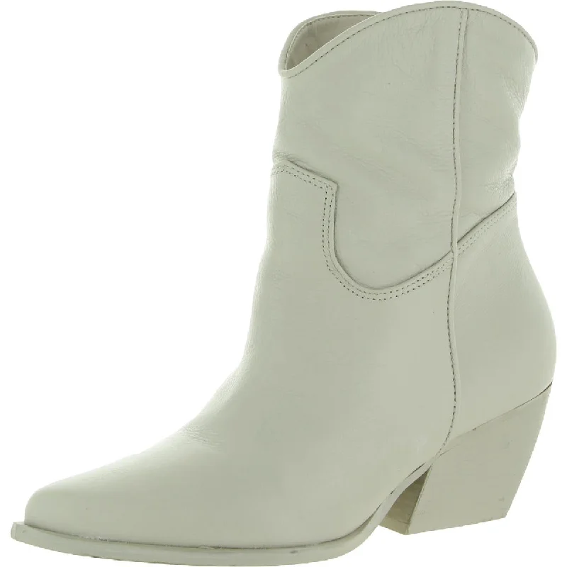 Steve Madden Womens Wolfer Solid Booties Ankle Boots