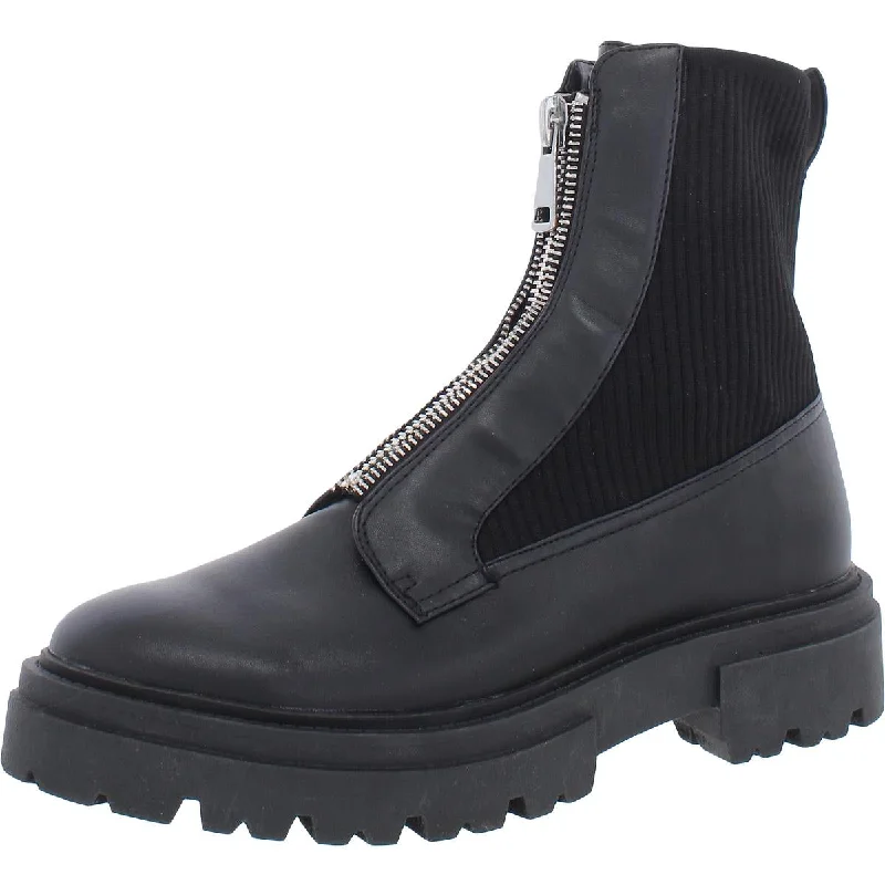 Steven New York Womens Leather Ankle Ankle Boots