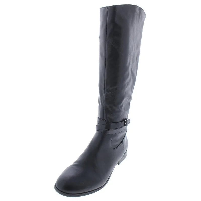 Style & Co. Womens Keppur Faux Leather Riding Boots