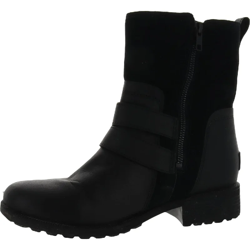 Ugg Womens Suede Booties Ankle Boots